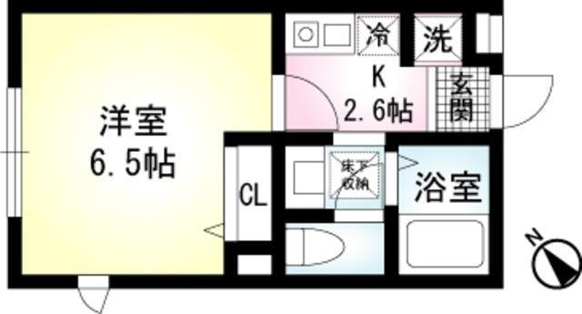 ＦＣレジデンス横濱白楽の間取り
