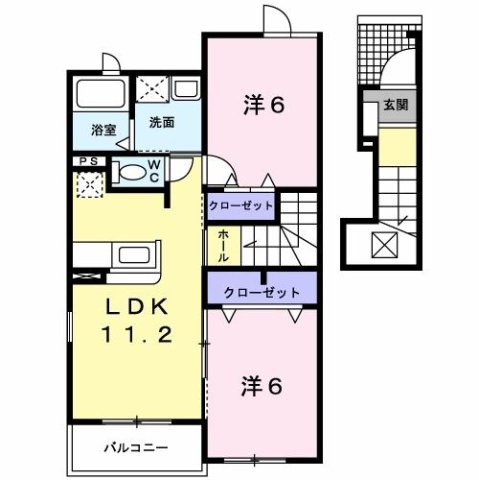 ミーテ　ククルの間取り