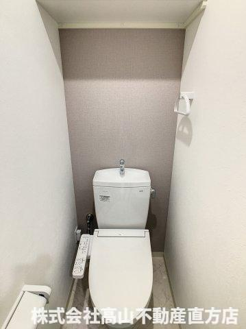 直方市大字下新入の賃貸マンションのトイレ