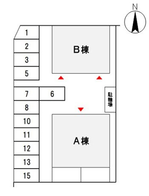 【区画図】 | アネーロ花尻　B　