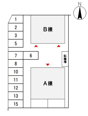 【区画図】 | アネーロ花尻　B　
