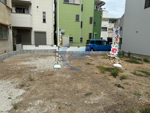 大阪市住吉区我孫子４丁目建築条件付土地の外観|現地土地写真　2026年8月27日撮影