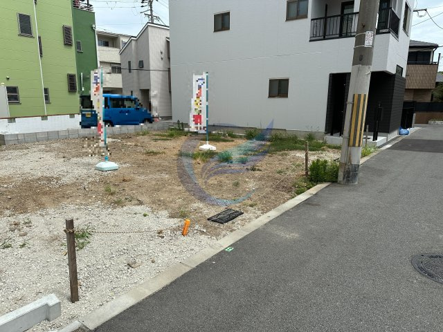 大阪市住吉区我孫子４丁目建築条件付土地の外観|現地土地写真　2026年8月27日撮影