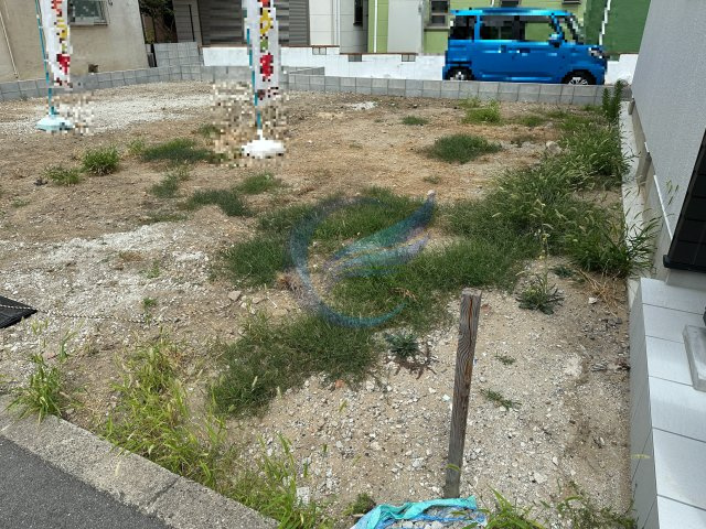 大阪市住吉区我孫子４丁目建築条件付土地の外観|現地土地写真　2026年8月27日撮影