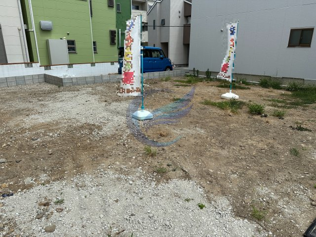 大阪市住吉区我孫子４丁目建築条件付土地の外観|現地土地写真　2026年8月27日撮影