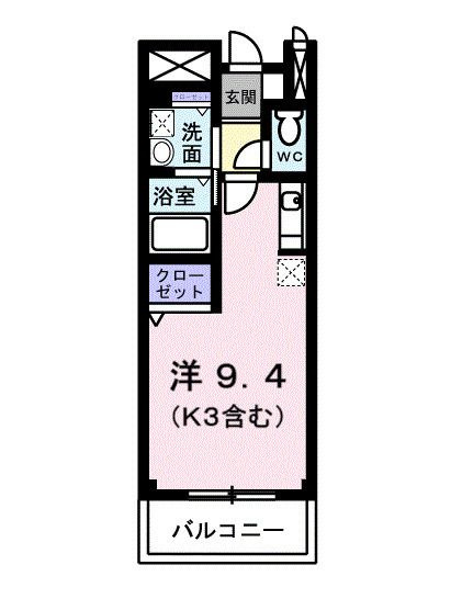 フラワー四季Ⅱの間取り