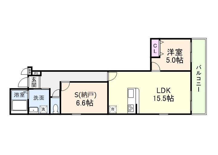 フジパレス土橋の間取り