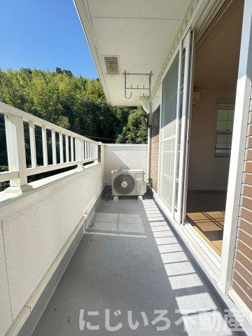 ハッピネスハウスBのバルコニー