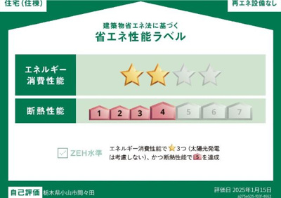 【省エネ性能ラベル】 | エトワール　タケ | 省エネ性能ラベル