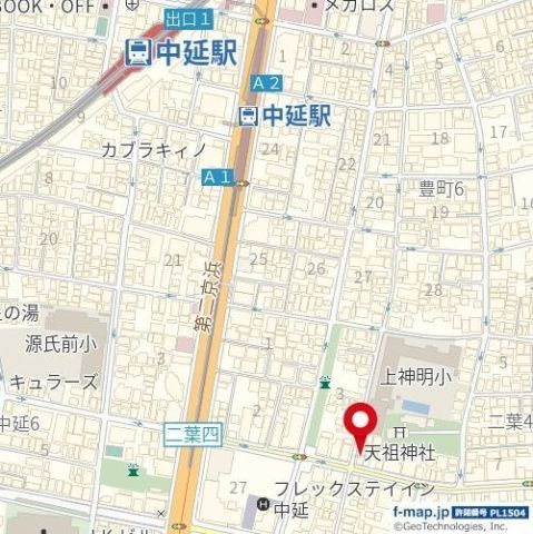 【地図】中延　Ｈｉｌｌｚ 