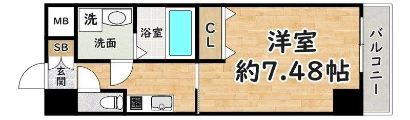 ＣＲＯＵＤ尼崎の間取り