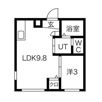 【間取り】 | Ceres岩塚駅前B棟