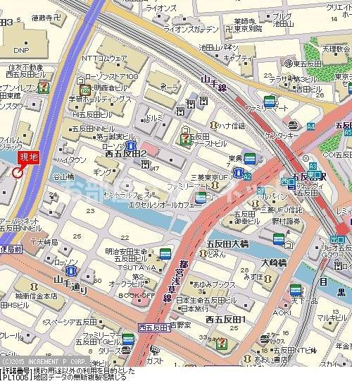 プレール目黒リバーサイド【おとり物件なし】#学生・社会人にオススメ！初期費用分割払いOK！の地図
