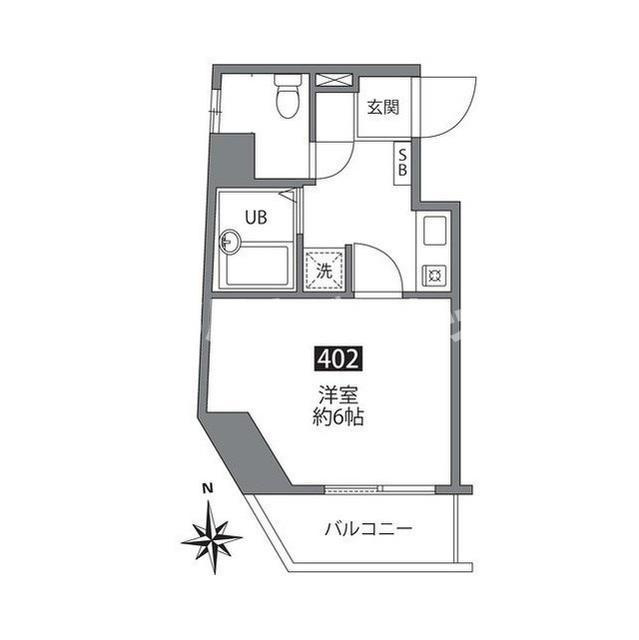 ショパン高輪【おとり物件なし】#学生・社会人にオススメ！初期費用分割払いOK！の間取り|間取り図