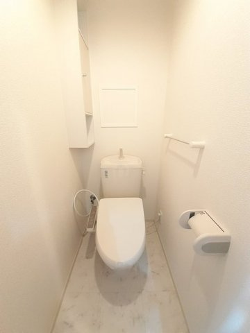リオン　ドゥ　エスポワール　Ｂのトイレ|シンプルで使いやすいトイレです