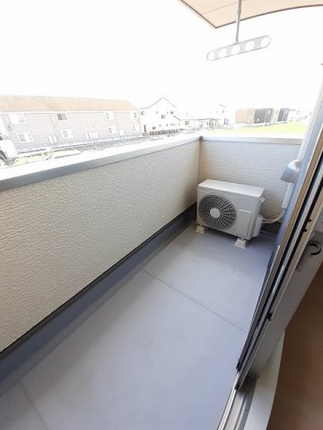 カンパーニュメゾン風雅　Ｂのバルコニー|開放的で明るい空間を演出してくれるバルコニーです