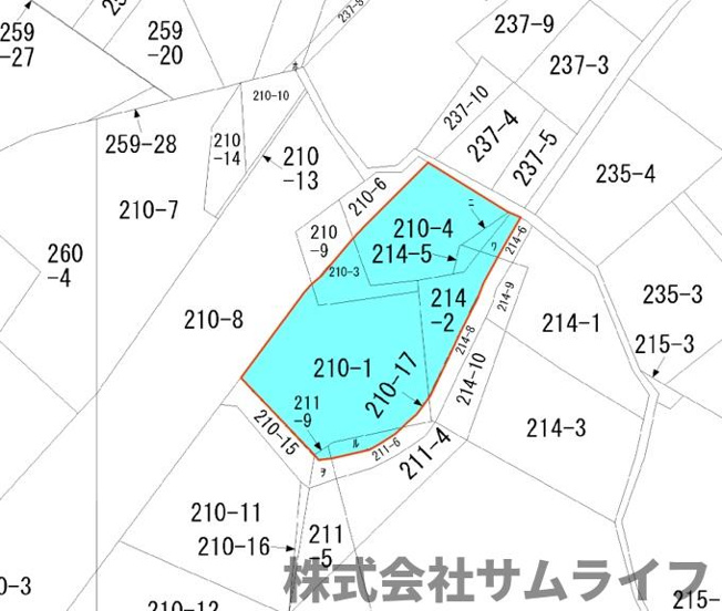 【地図】 | 若菜200号線沿い借地