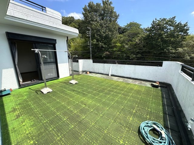 岡崎市茅原沢町字茅生　ちせい台の家のバルコニー