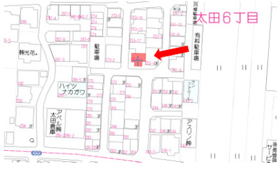 【地図】 | 八尾市太田六丁目　売土地