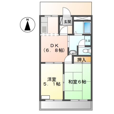 ノーブルタウン新栄の間取り