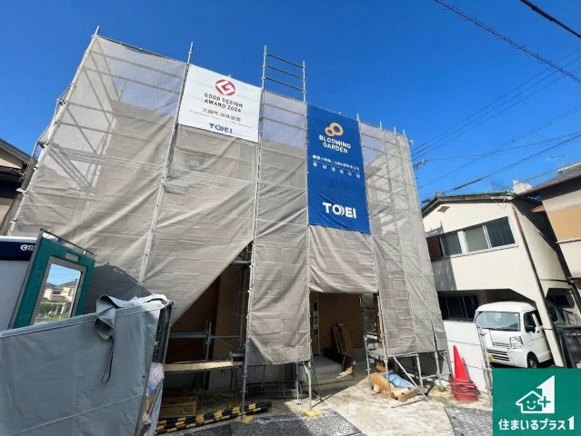 大津市際川　第3期　新築一戸建ての外観|周辺は落ち着いた街並みの住宅地！子育てがしやすい住環境です！まだ未完成ですが、現地でしかわからない事もございます。是非一度ご覧ください。

