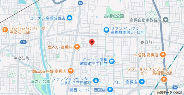 フォレスト高槻の地図