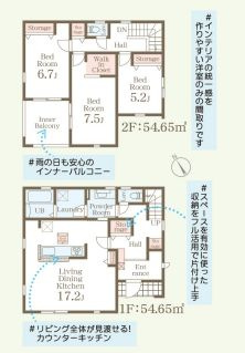 下野市緑6丁目　第3　2号棟の間取り