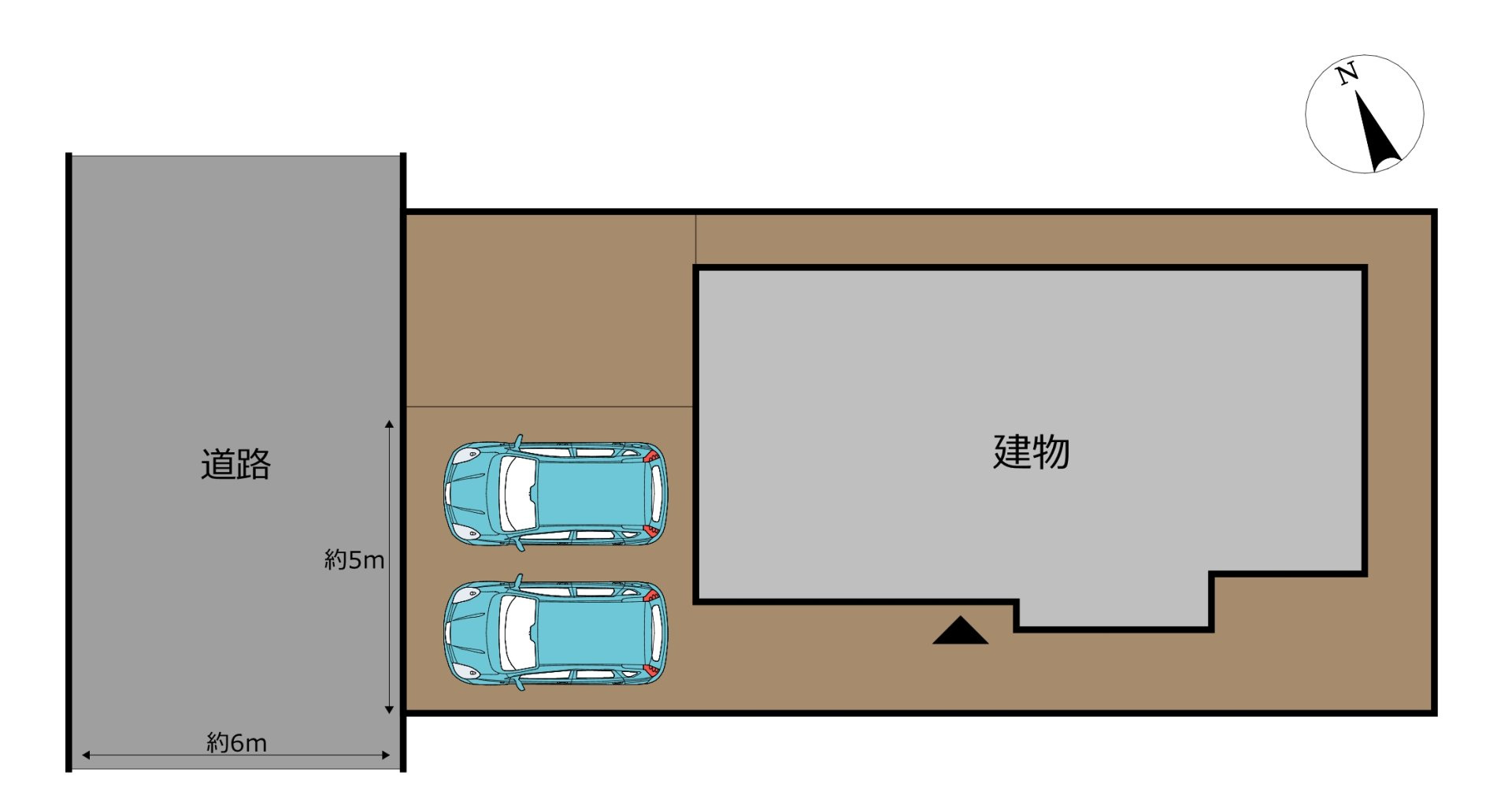 八戸市湊高台5丁目の区画図