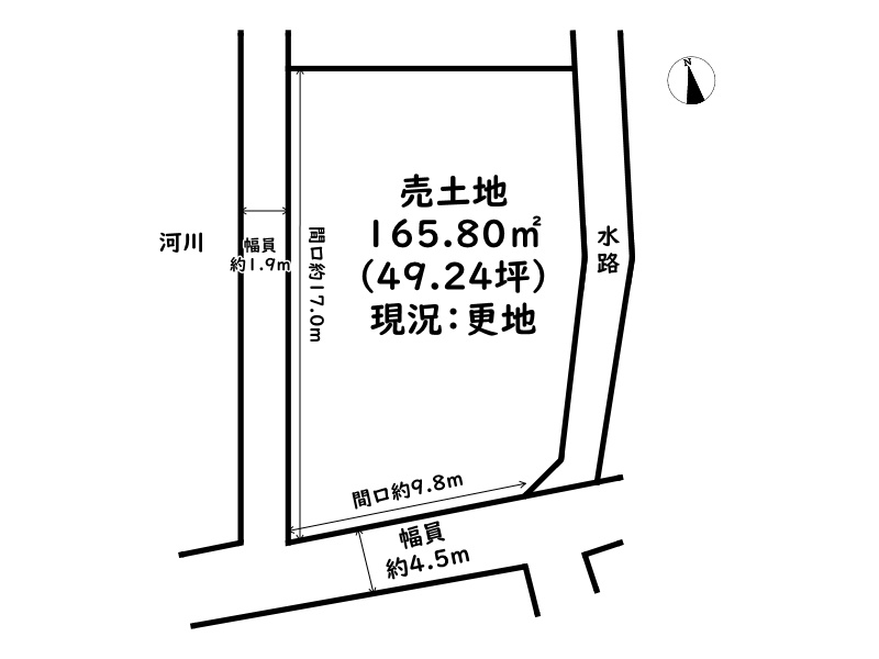 姫路市伊伝居１期/売土地の土地図