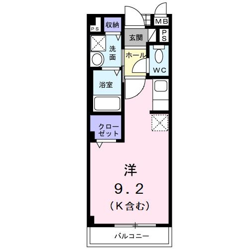 コーポハピネスの間取り