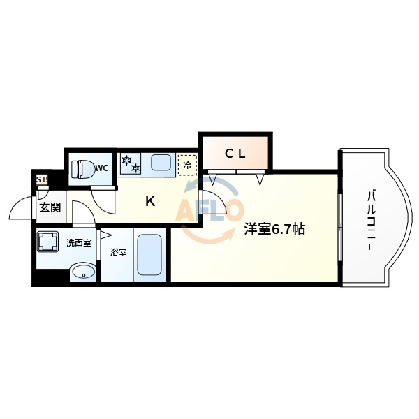 Luxe田辺の間取り|Luxe田辺　間取り