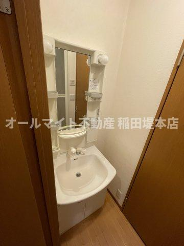 川崎市麻生区上麻生７丁目の賃貸マンションの洗面所