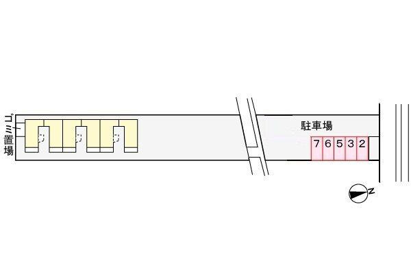 ヴィラウエストの区画図