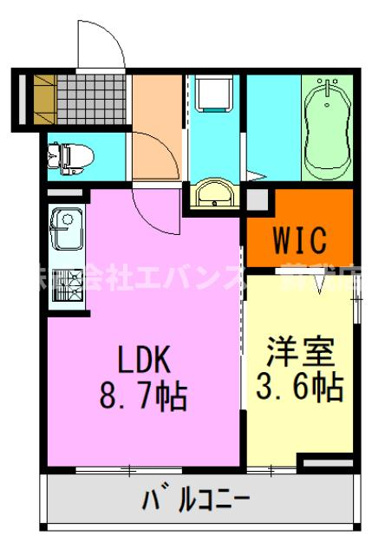 【間取り】 | D-room末広2丁目