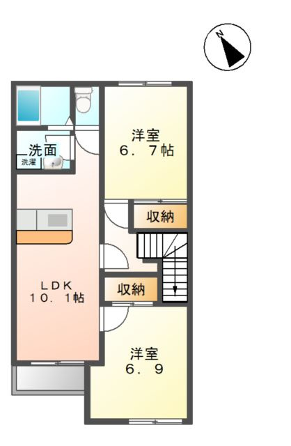 セントラルフィールド前原の間取り