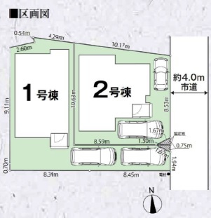 四街道市和良比02期の区画図