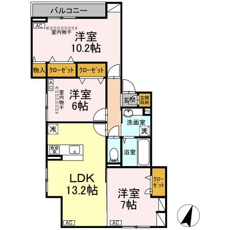 【間取り】 | ホルテンジエ原町田