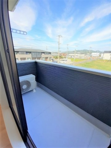 アリエッタＡのバルコニー