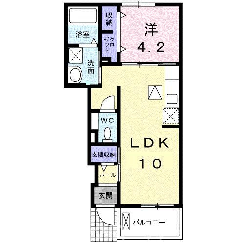 ルーベル春日Ｃの間取り