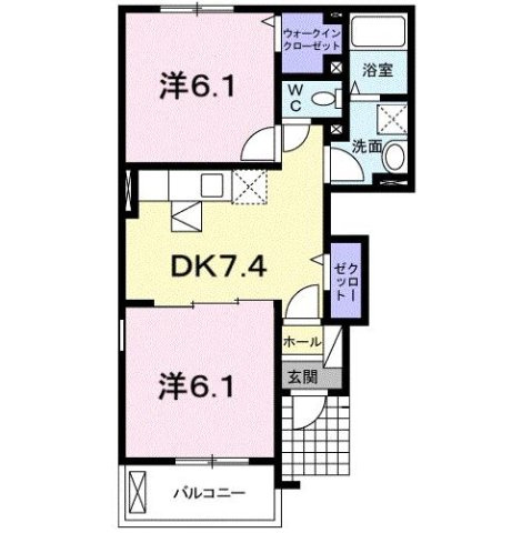 アンジュールの間取り