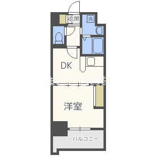 【間取り】 | ブランクレール谷町
