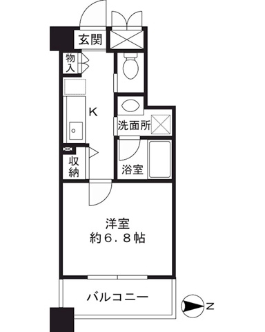 エスト茨木の間取り