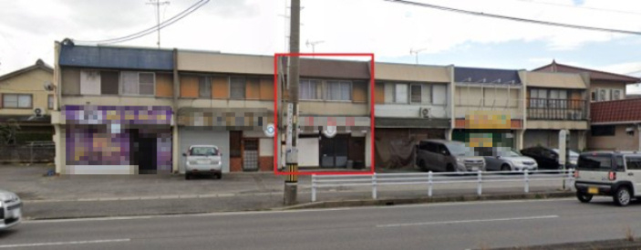 安城市緑町２丁目貸店舗の外観