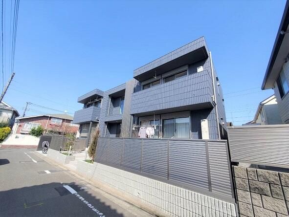 調布市多摩川６丁目のアパートの外観
