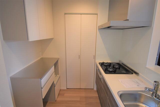 調布市多摩川６丁目のアパートのキッチン