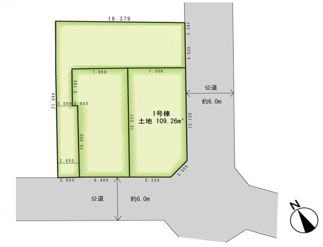 【土地図】 | 座間市立野台３丁目　売地　全２区画　【仲介手数料無料】 | 【仲介手数料無料でご紹介可能です】大樹不動産