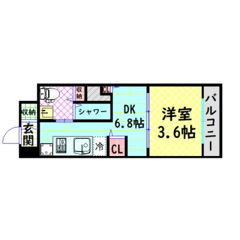 【間取り】 | Ｊ．ＧＲＡＮ　Ｃｏｕｒｔ京町堀