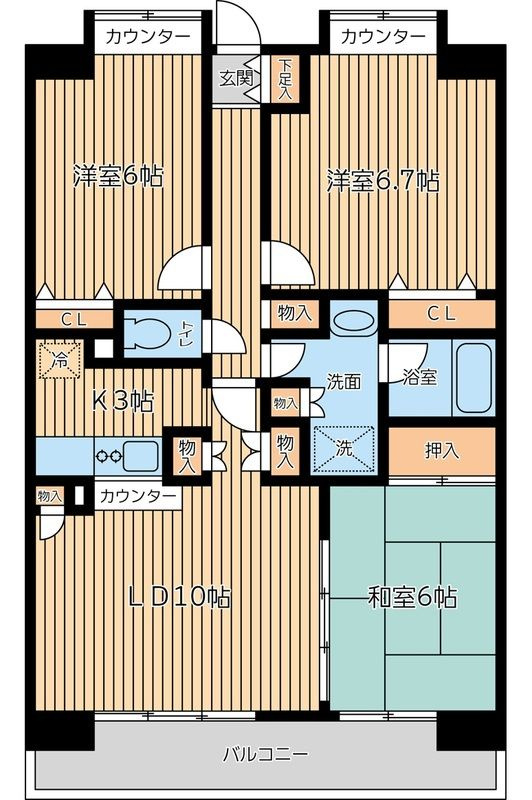 ＣＩＴＹ　ＳＰＩＲＥ　西葛西の間取り