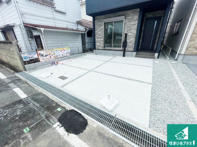 明石市貴崎　第1期　新築一戸建ての駐車場|駐車スペース！散水栓があるので、こまめに愛車を洗えます！