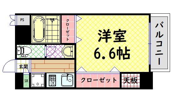 【間取り】 | エル・セレーノ九条